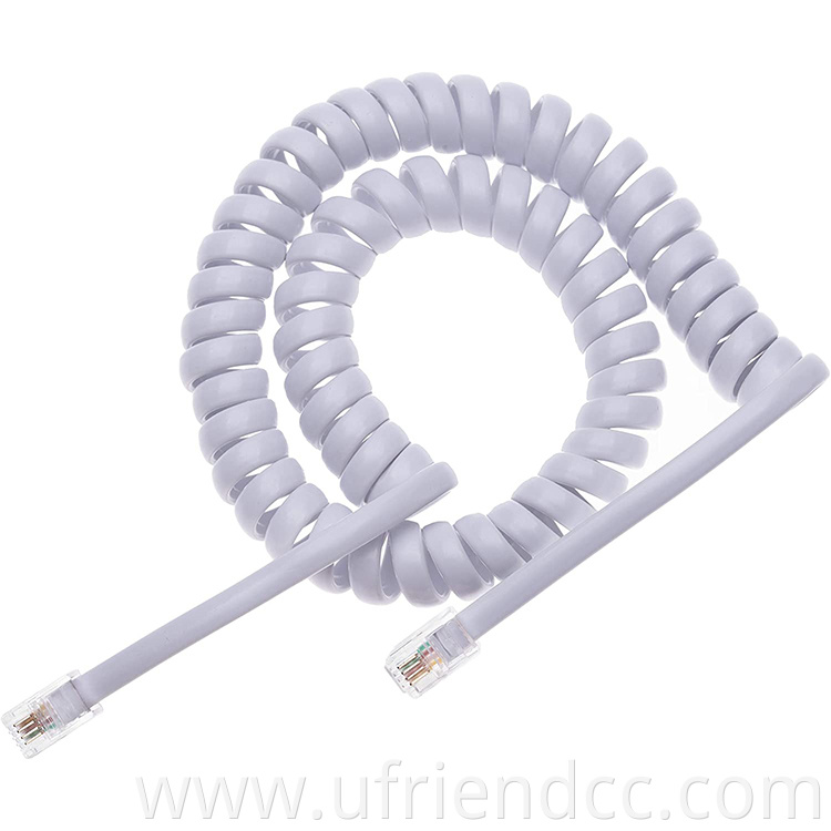 RJ11 6P4C Male to Male Router and Mode Cable Phone Cord Telephone Plug High Speed Internet Broadband